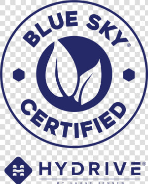 Blue sky bluesky Hydrive Logo Blue   Australian Government Certified  HD Png Download