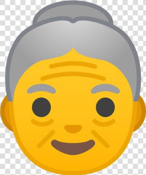 Old Woman Icon   Old Woman Emoji  HD Png Download