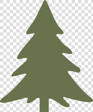 Pine Tree Svg Cut File   Christmas Tree Ornament Silhouette  HD Png Download