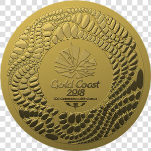 Medal Design   Gold Medal Commonwealth Games 2018  HD Png Download