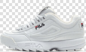 Fila Shoes Womens White And Black  HD Png Download