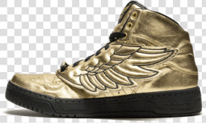 Adidas Js Wings Metallic Gold   Adidas Js Wings   39 metallic Gold  39  Shoes  HD Png Download