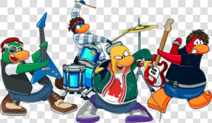 Rock Band Clip Art Cliparts And Others Inspiration   Club Penguin G Billy  HD Png Download