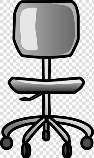 Office Chair   Desk Chair Clipart  HD Png Download