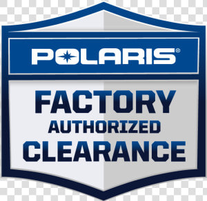 Fac Sales Event En Logo   Polaris Factory Authorized Clearance  HD Png Download