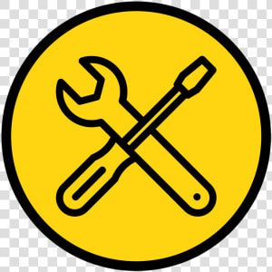 Icon Ac Repair   Screwdriver And Spanner Logo  HD Png Download