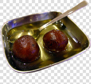 Kala Jamun In Crystal Bowl   Olive  HD Png Download