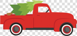 Clip Art Car Christmas Graphics Pickup Truck Christmas   Clip Art Truck With Christmas Tree  HD Png Download