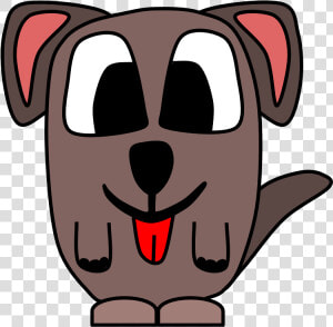 Dog  Big Eyes  Cartoon Animal   Dog Eyes Cartoon  HD Png Download