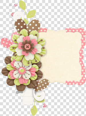 Rosimeri Andrade Pottyanimalgirlclusters Spring Flowers   Design Cute Flower Border  HD Png Download