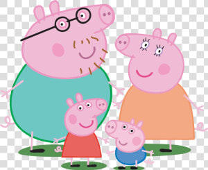 Peppapig009 By Convitex   Peppa Pig Family  HD Png Download