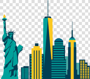 Blog De Nueva York   New York City Illustration  HD Png Download