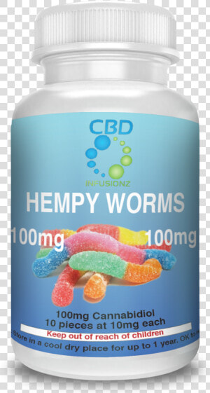 Hempy Worms Gummy Cbd Edibles   Bp Optimizer Review  HD Png Download