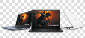 Three Dell Devices In Different Colors   New Dell G3 17 Gaming  HD Png Download