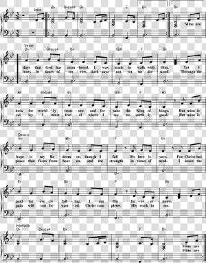 Christ Is Mine Forevermore Sheet Music  HD Png Download