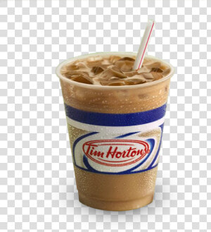 Transparent Ice Coffee Png   Tim Hortons Black Iced Coffee  Png Download