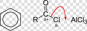 Friedel Crafts Acylation Step 1   Acilación De Friedel Crafts Ejemplos  HD Png Download