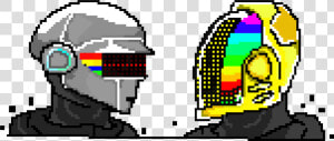 Daft Punk Pixel Art  HD Png Download