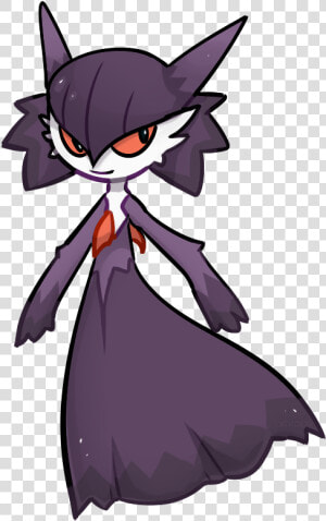 Gengar Gardevoir Custom Fusion For  patheticnyas ♥ tysm   Cartoon  HD Png Download