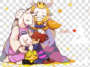 Undertale Toriel And Asriel  HD Png Download