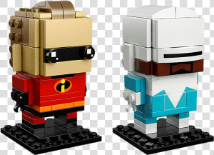 Lego Brickheadz Mr Incredible And Frozone  HD Png Download