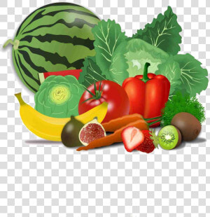 Fresh Healthy Food Transparent Png   Fruit And Veg Clipart  Png Download