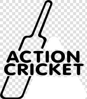 Action Cricket Logo Black And White   Action Cricket  HD Png Download