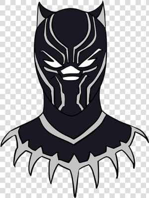 How To Draw Black Panther   Draw Black Panther Step By Step  HD Png Download