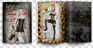 Garters And Grills Magazine Gandg Fetish Feb Valentine  HD Png Download