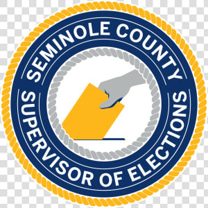 Seminole County Supervisor Of Elections Official Seal   Emblem  HD Png Download