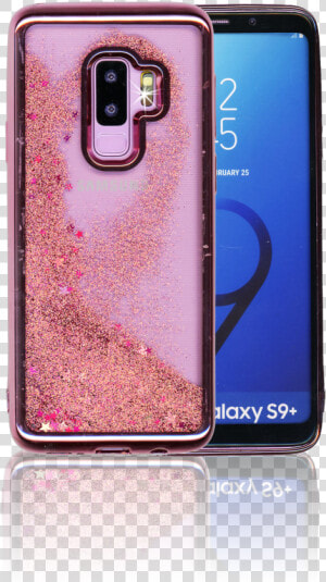 Samsung Galaxy S9 Plus Mm Electroplated Water Glitter  HD Png Download