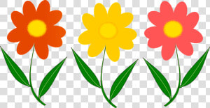 Tres Flores  Planta  Imagen Del Vector   Colourful Flowers To Print Out  HD Png Download