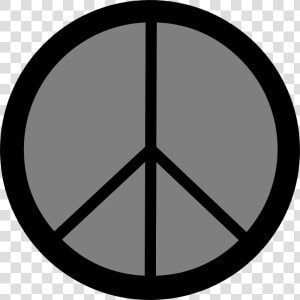 Scalable Vector Graphics Peacesymbol   Peace Sign Transparent Background Outline  HD Png Download