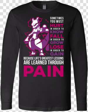 Pokemon Mewtwo Pain Long Sleeve T Shirt   Mewtwo Shirt  HD Png Download