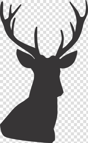 Deer  Deer Silhouette  Silhouette  Animal  Wild   Deer Head Silhouette Png  Transparent Png