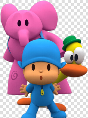 Clip Art Elly And Pato Transparent   Pocoyo Elly Pato Logos  HD Png Download