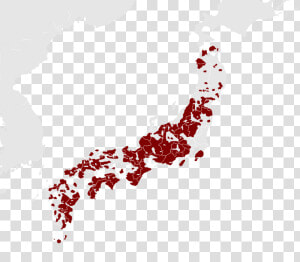 Japanese Macaque Distribution Map  HD Png Download