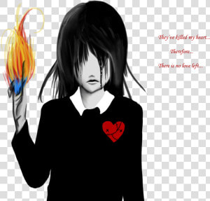 Broken Heart Anime Drawing Manga   Anime Sad Broken Heart  HD Png Download