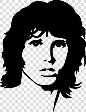 Jim Morrison Black And White  HD Png Download