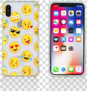 Iphone X 10 xs Mm Opal Art Series Emoji   Iphone X No Bezel  HD Png Download