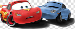 Filme Carros Relampago E Sally   Cars 2 Mcqueen And Sally  HD Png Download