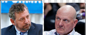 Jim Dolan And Steve Ballmer   James L  Dolan  HD Png Download