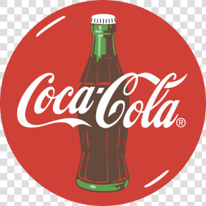 Coca Cola Bottle Logo Vector   Coca Cola  HD Png Download