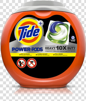 Tide Power Pods® Heavy Duty 10x Concentrated Laundry   Tide Power Pods  HD Png Download