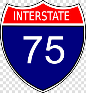 Sign  Interstate 75  America  Highway  Street  Road   Interstate 75 Sign  HD Png Download