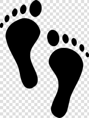 Feet  Footprint  Silhouette   Baby Feet Transparent Background  HD Png Download