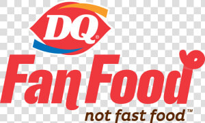 Dq Logo   Dairy Queen   Dairy Queen Fan Food Not Fast Food  HD Png Download