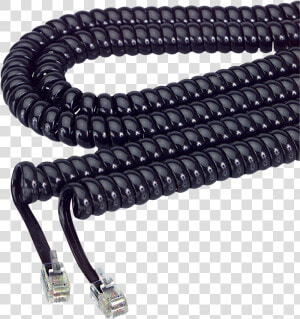 Coiled Phone Cord  HD Png Download