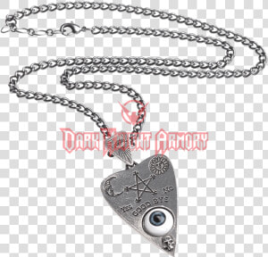 Alchemy Planchette Pendant Eye Ouija Board Necklace   Anello Ouija  HD Png Download