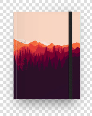 Caderno Firewatch Art De   Modern Art  HD Png Download